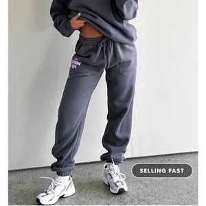 White fox sweatpants